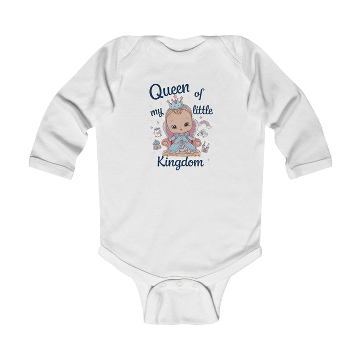 "Queen of my little kingdom" Infant Long Sleeve Bodysuit