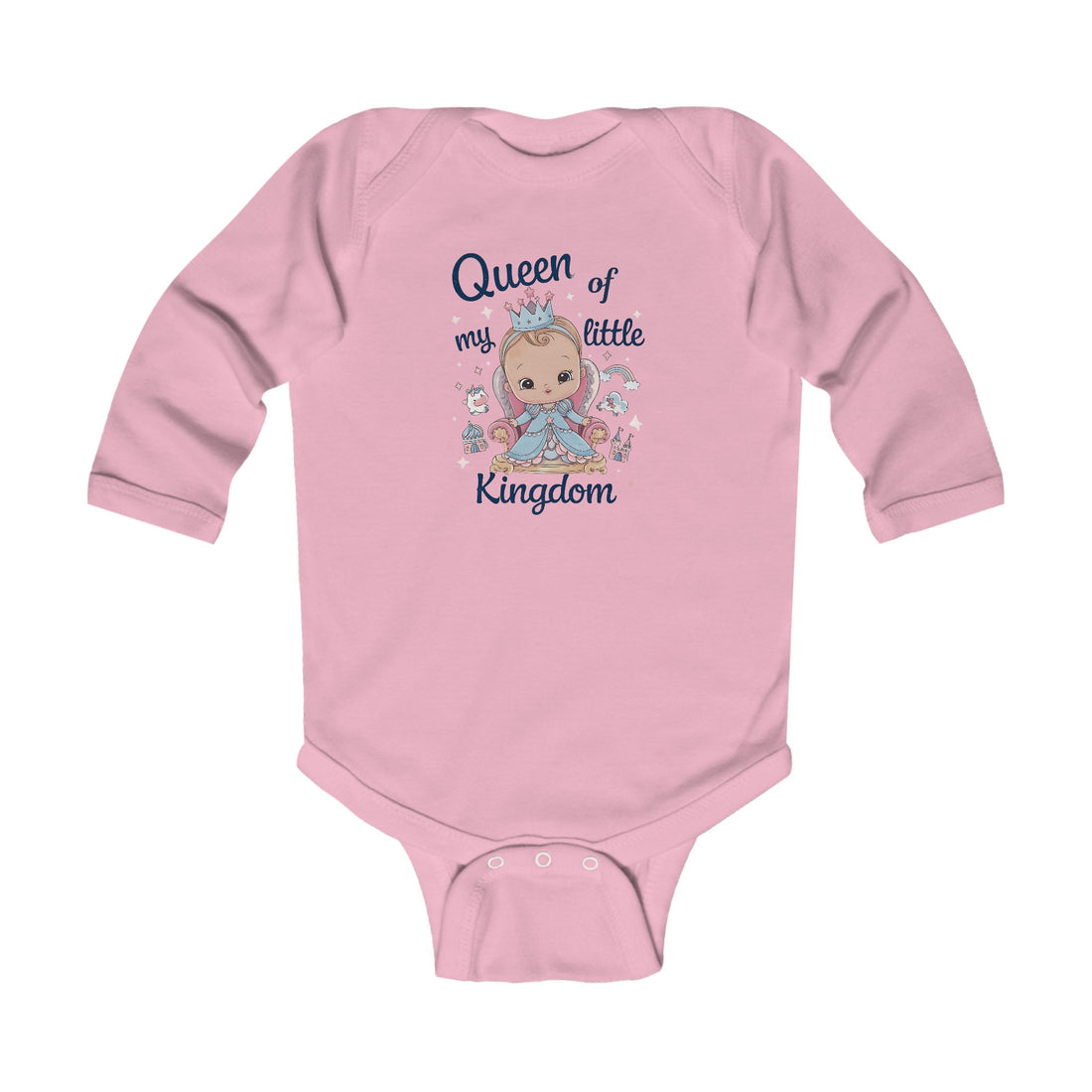 "Queen of my little kingdom" Infant Long Sleeve Bodysuit