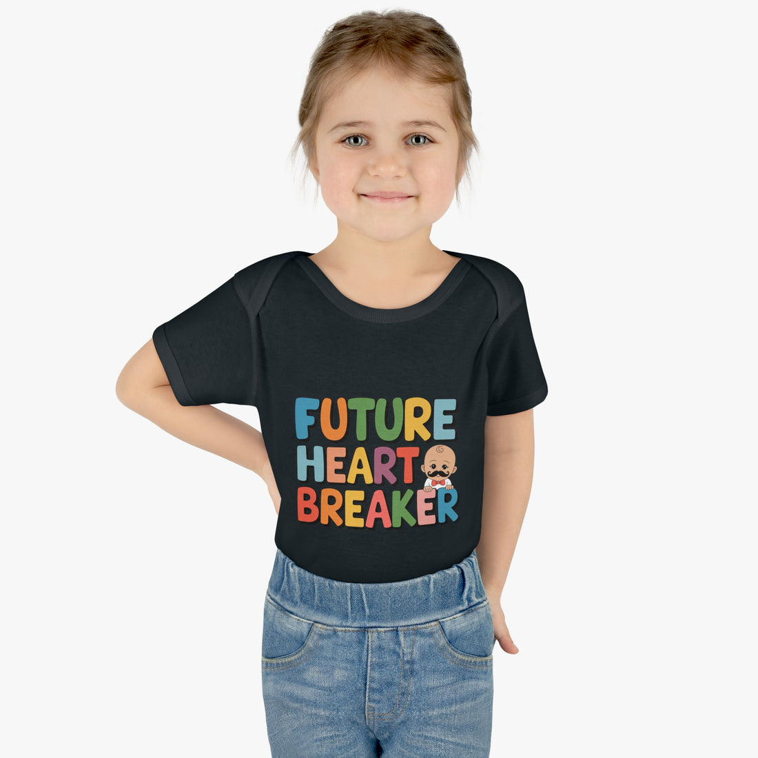 "Future heart breaker" Infant Baby Rib Bodysuit