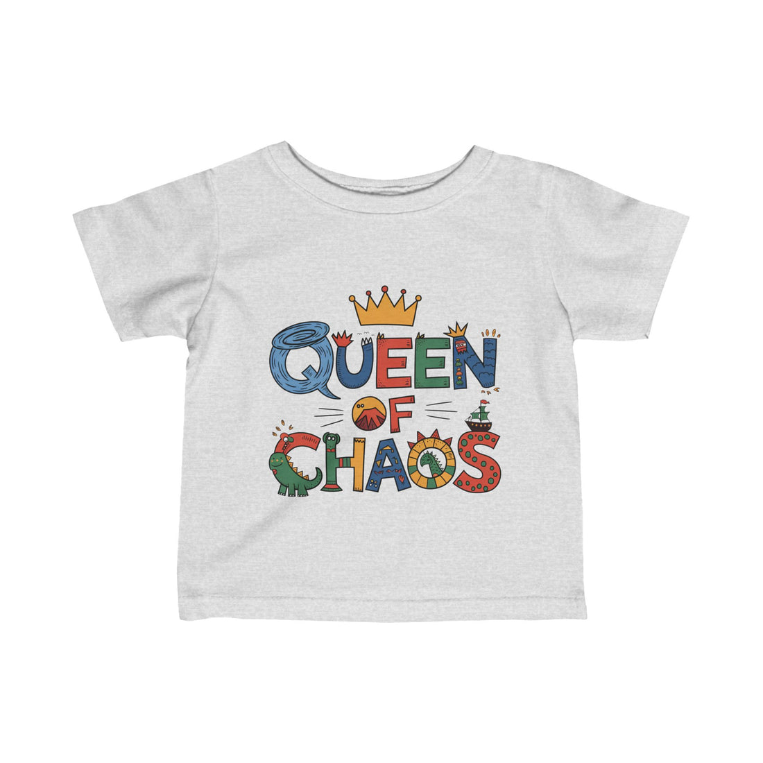 "Queen of chaos" Infant Fine Jersey Tee