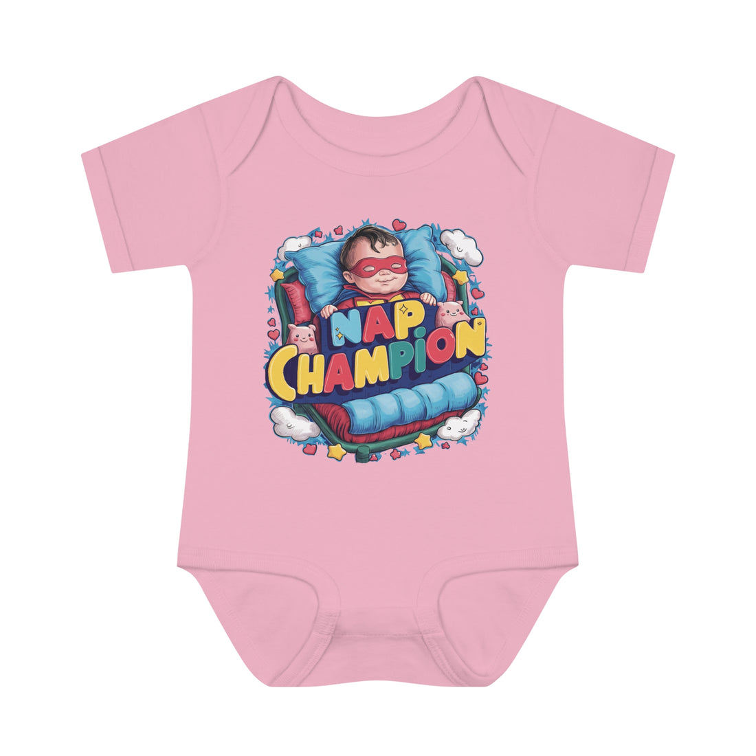 "Nap champion" Infant Baby Rib Bodysuit