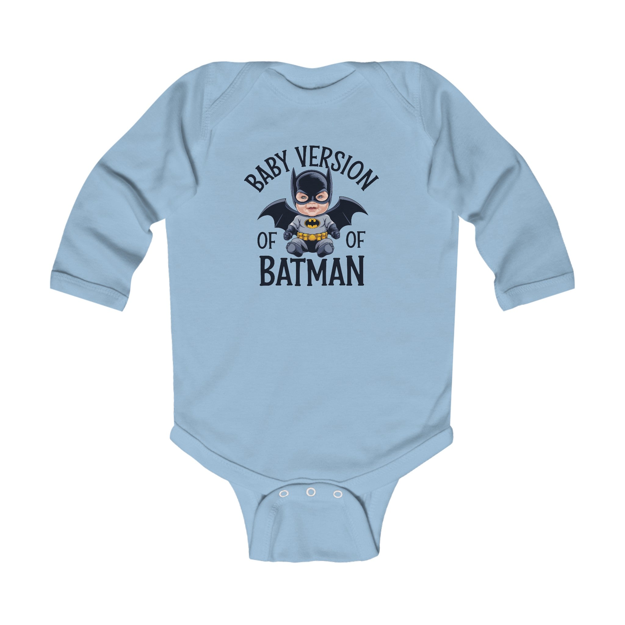 "Baby version of batman" Infant Long Sleeve Bodysuit