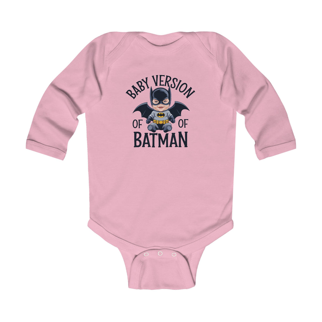 "Baby version of batman" Infant Long Sleeve Bodysuit