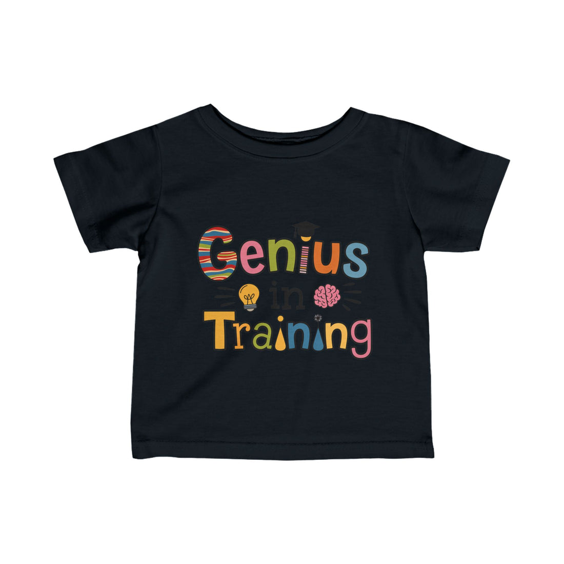 "Genius in training" Infant Fine Jersey Tee