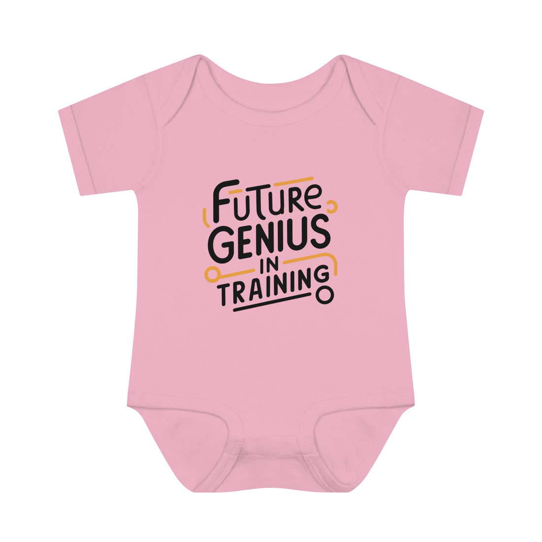 "Future genius in training" Infant Baby Rib Bodysuit