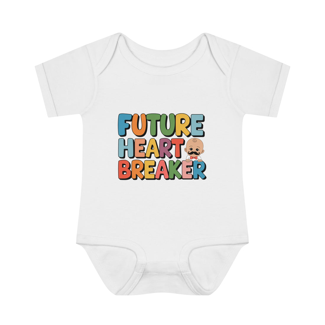 "Future heart breaker" Infant Baby Rib Bodysuit