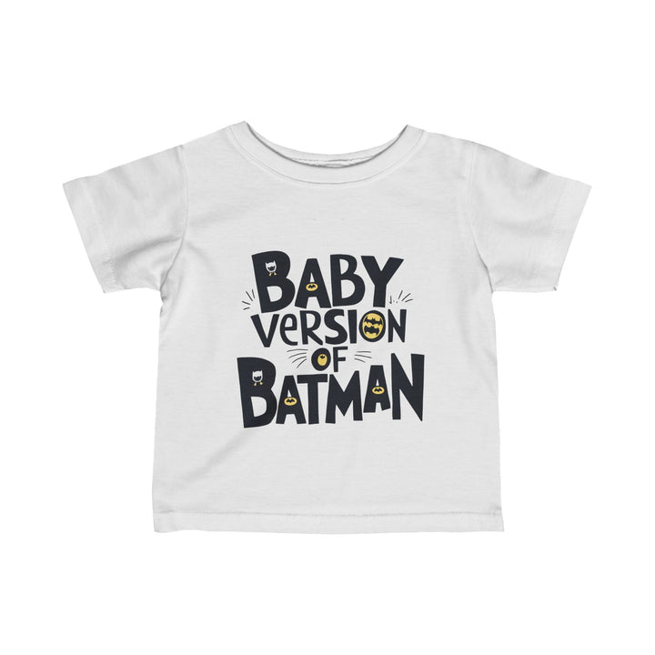 "Baby version of batman" Infant Fine Jersey Tee