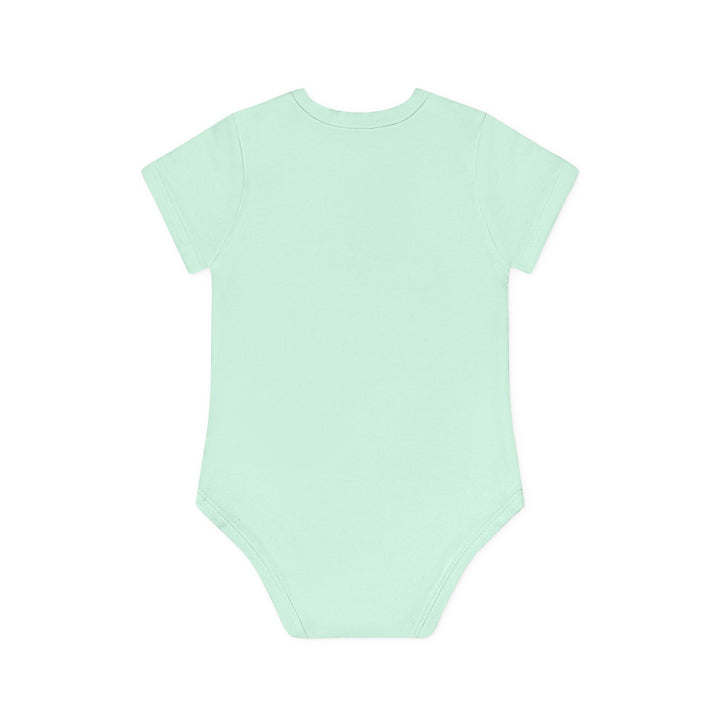 "I'm the boss here" Baby Organic Short Sleeve Bodysuit