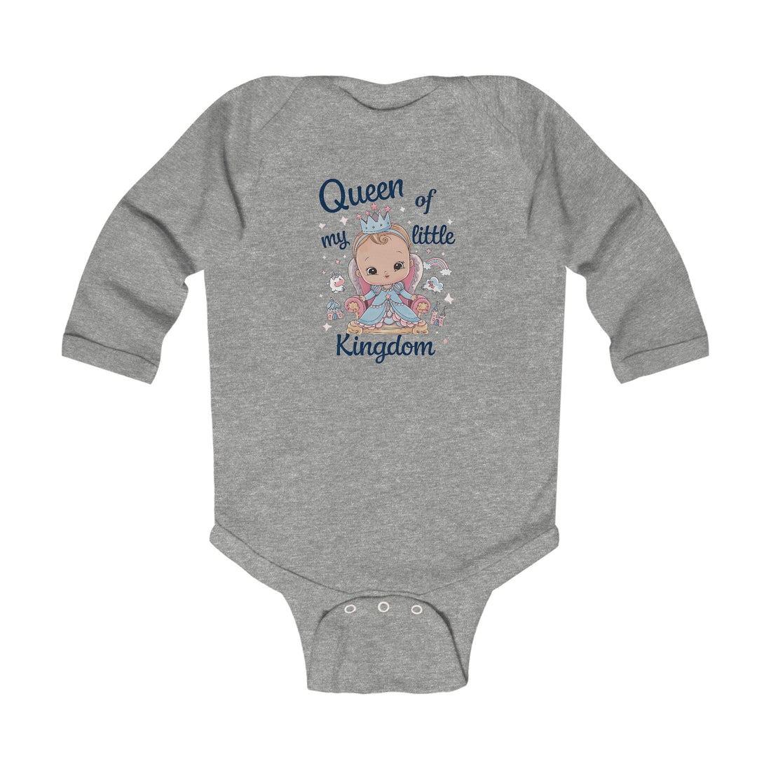 "Queen of my little kingdom" Infant Long Sleeve Bodysuit