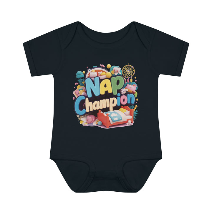 "Nap champion" Infant Baby Rib Bodysuit