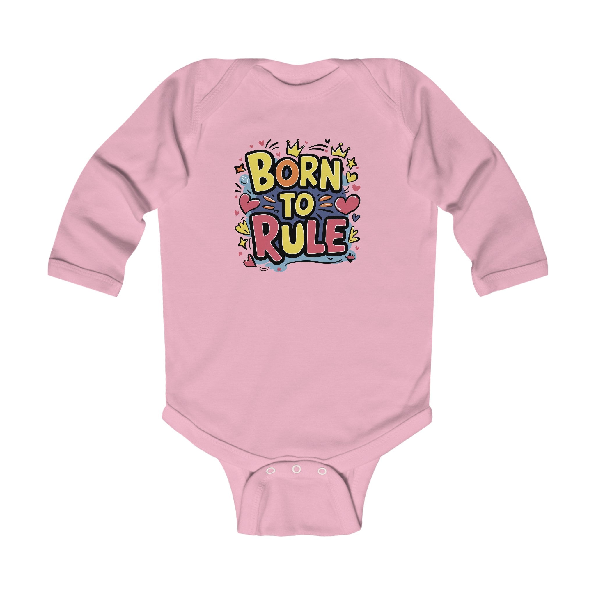 "Born to rule" Infant Long Sleeve Bodysuit