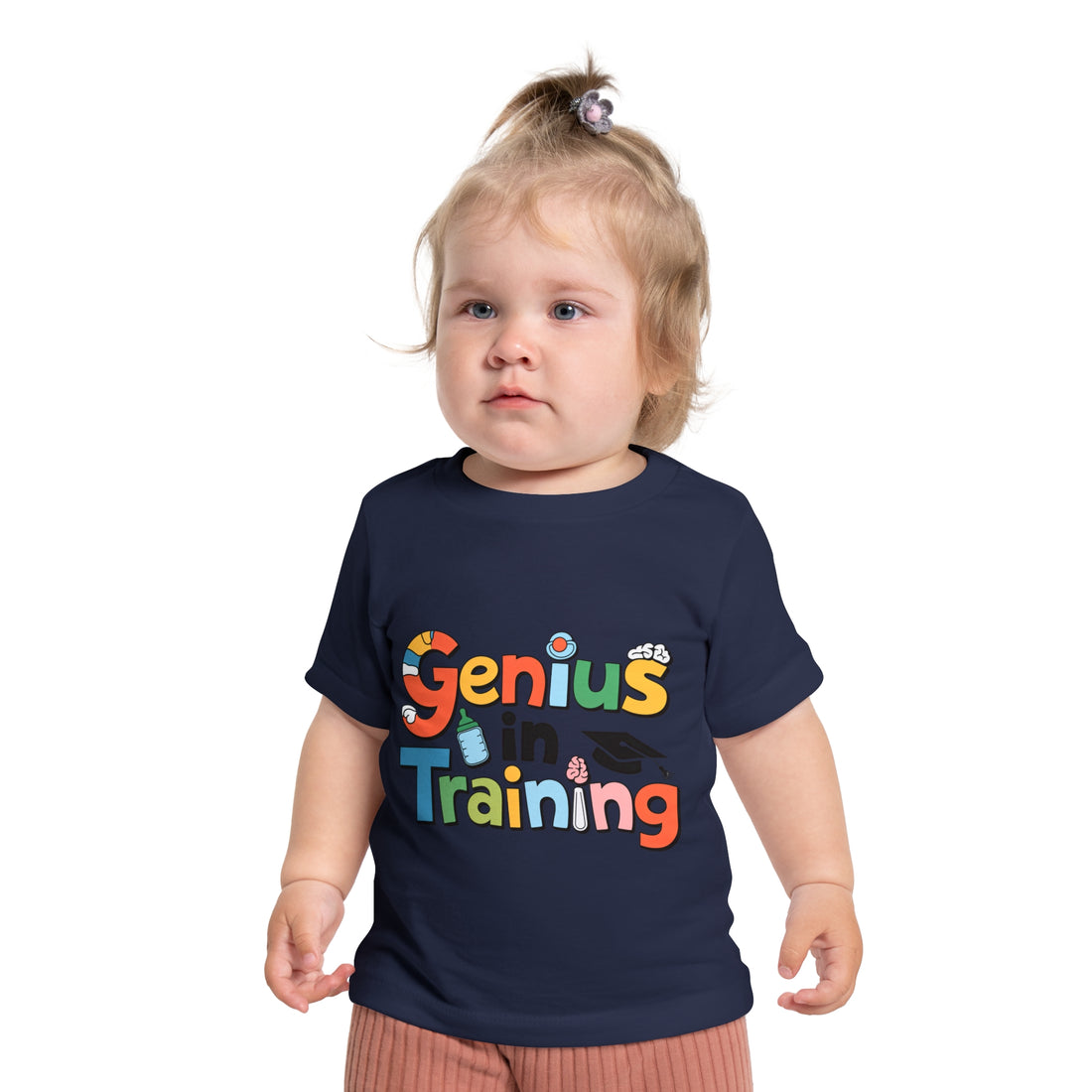 "Genius in training" Baby Short Sleeve T-Shirt