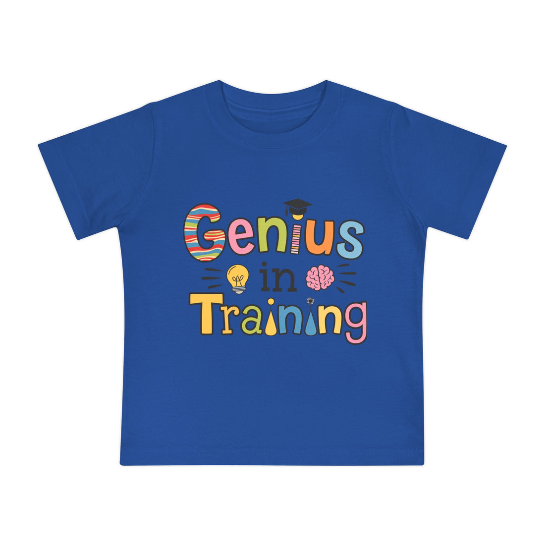 "Genius in training" Baby Short Sleeve T-Shirt