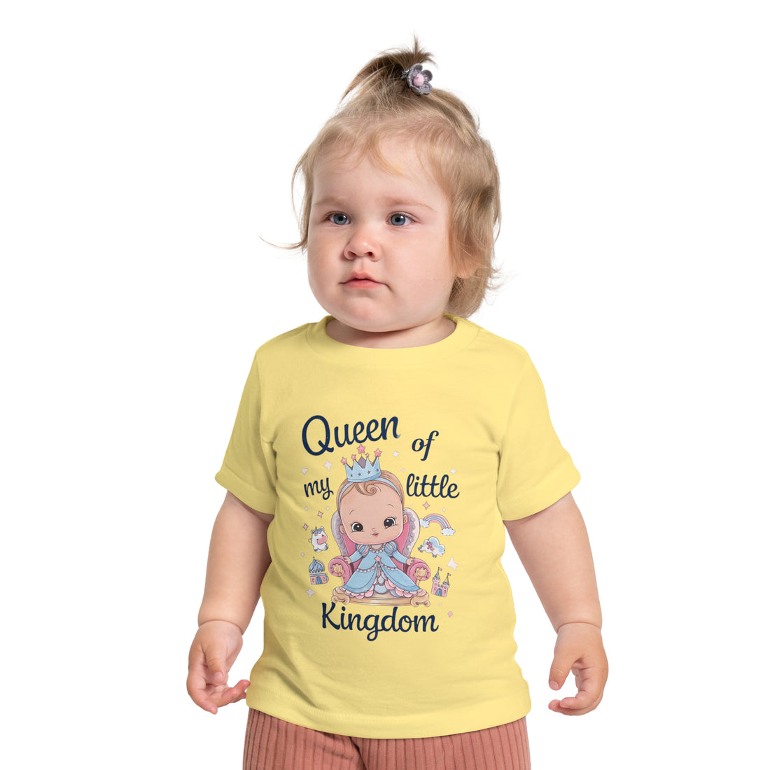 "Queen of my little kingdom" Baby Short Sleeve T-Shirt