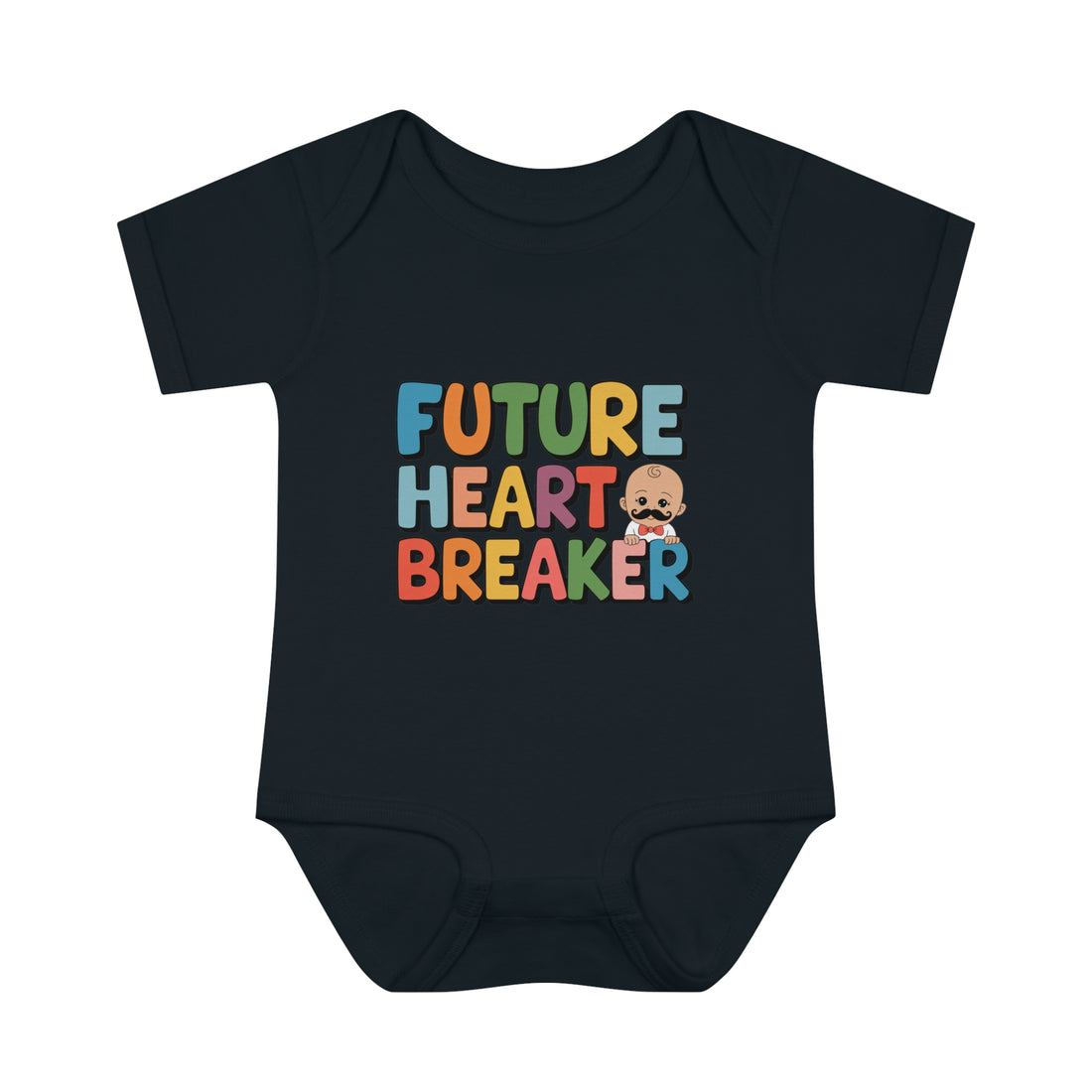 "Future heart breaker" Infant Baby Rib Bodysuit