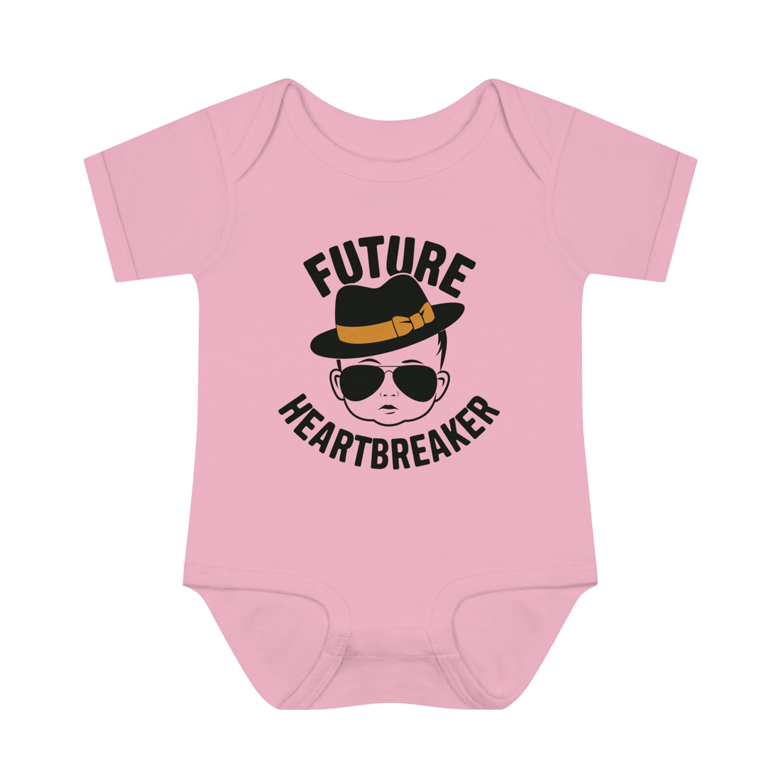 "Future heartbreaker" Infant Baby Rib Bodysuit