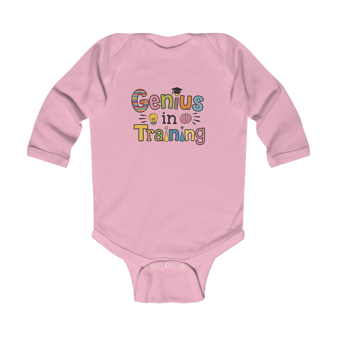 "Genius in training" Infant Long Sleeve Bodysuit