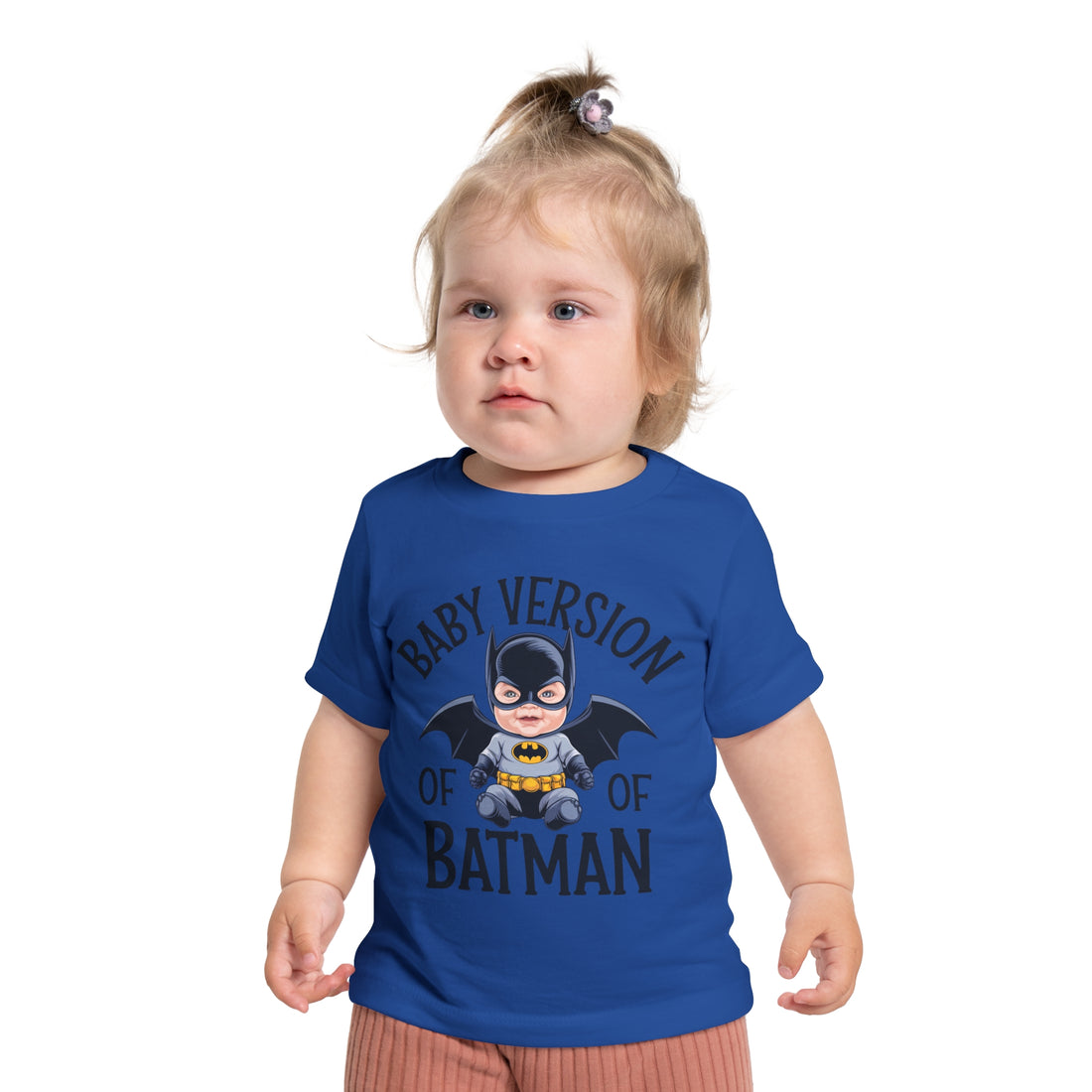 "Baby version of batman" Baby Short Sleeve T-Shirt