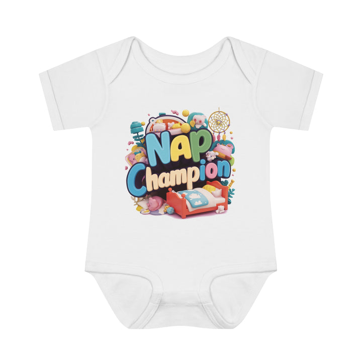 "Nap champion" Infant Baby Rib Bodysuit