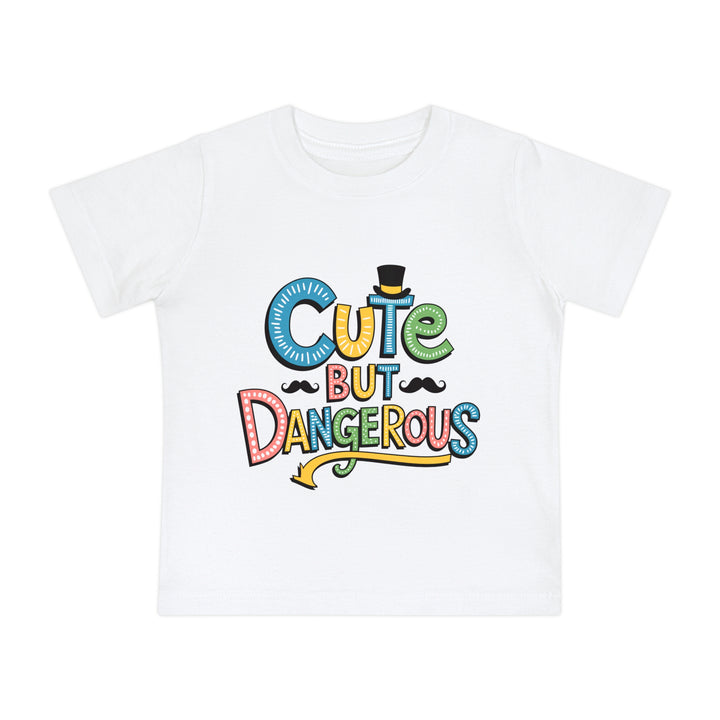 "Cute but dangerous" Baby Short Sleeve T-Shirt