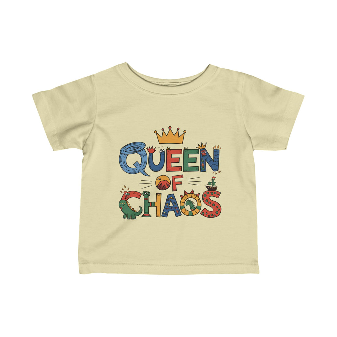 "Queen of chaos" Infant Fine Jersey Tee