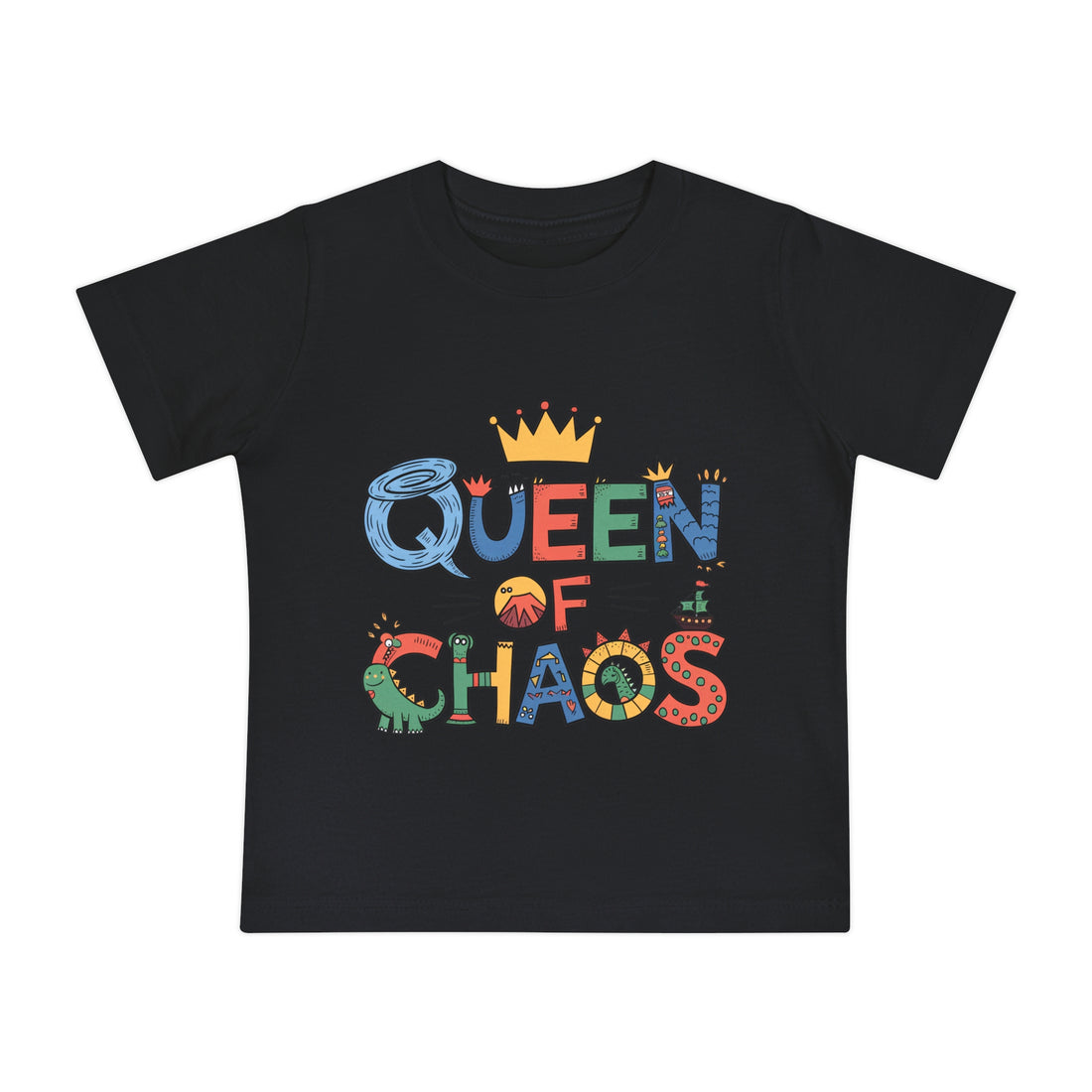 "Queen of chaos" Baby Short Sleeve T-Shirt