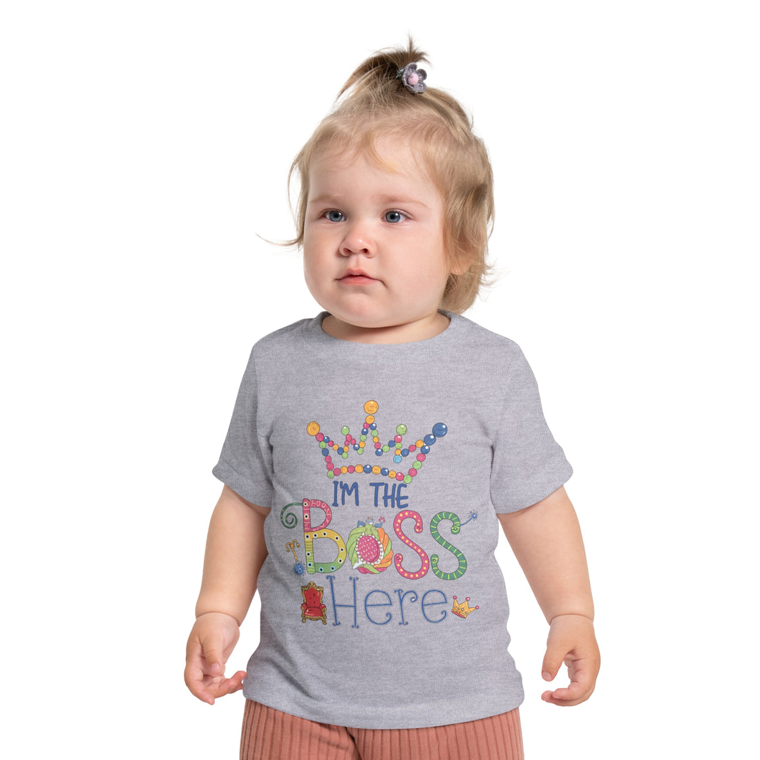 "I'm the boss here" Baby Short Sleeve T-Shirt