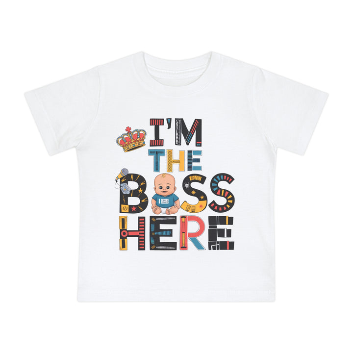 "I'm the boss here" Baby Short Sleeve T-Shirt