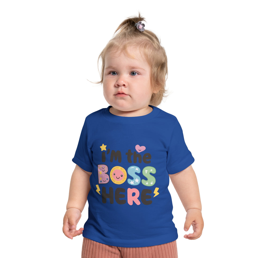 "I'm the boss here" Baby Short Sleeve T-Shirt