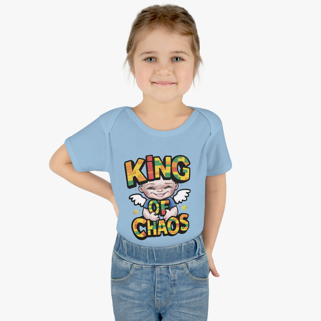 "King of chaos" Infant Baby Rib Bodysuit