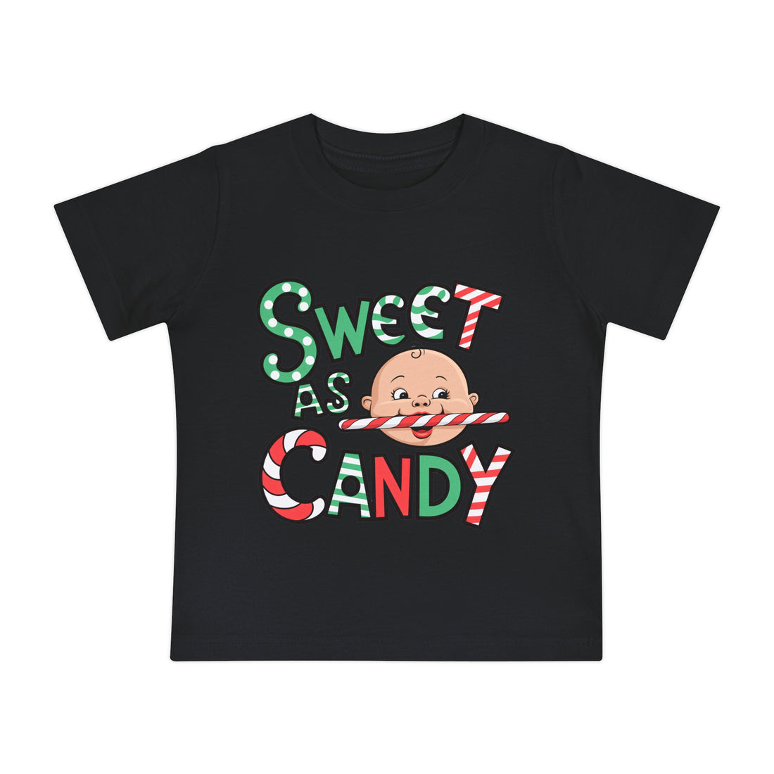 "Sweet as candy" Baby Short Sleeve T-Shirt