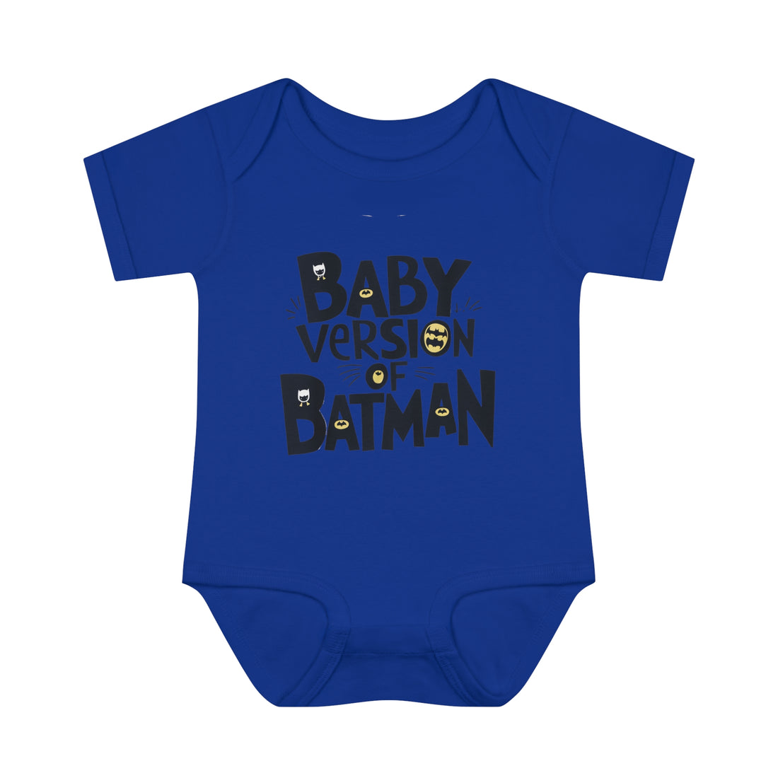 "Baby version of batman" Infant Baby Rib Bodysuit