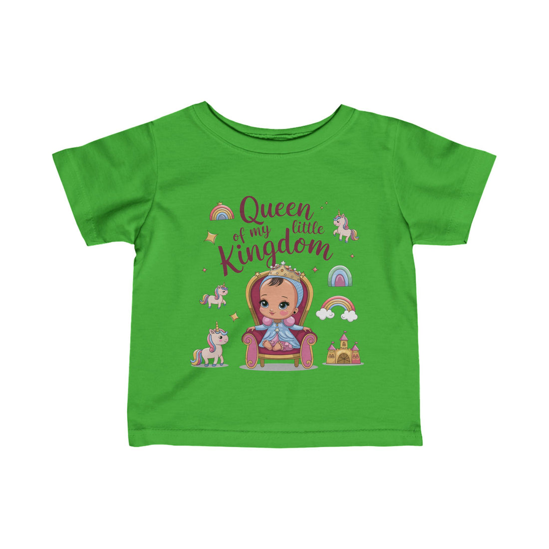 "Queen of my little kingdom" Infant Fine Jersey Tee