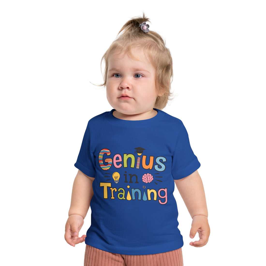 "Genius in training" Baby Short Sleeve T-Shirt