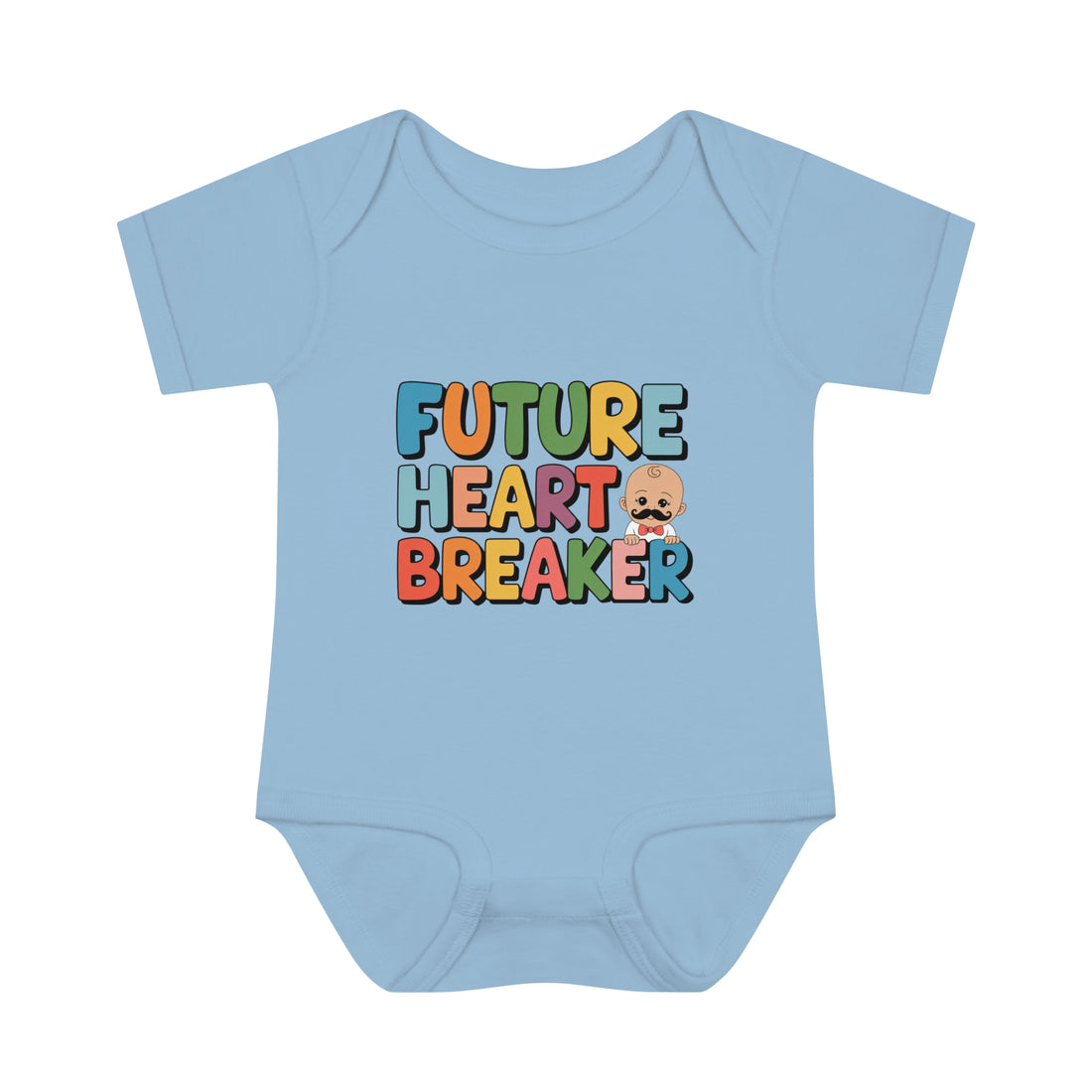 "Future heart breaker" Infant Baby Rib Bodysuit