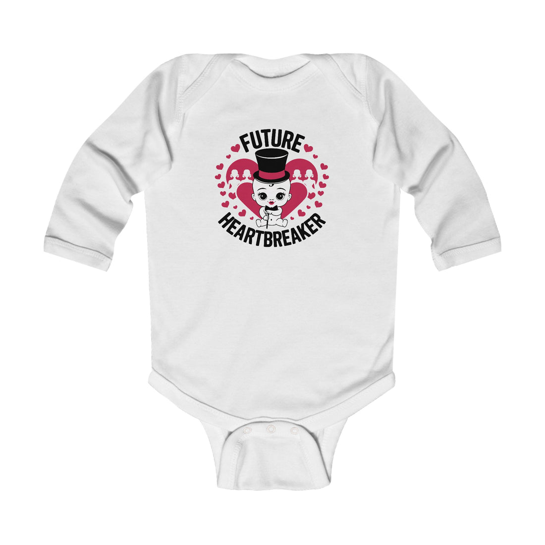 "Future heartbreaker" Infant Long Sleeve Bodysuit