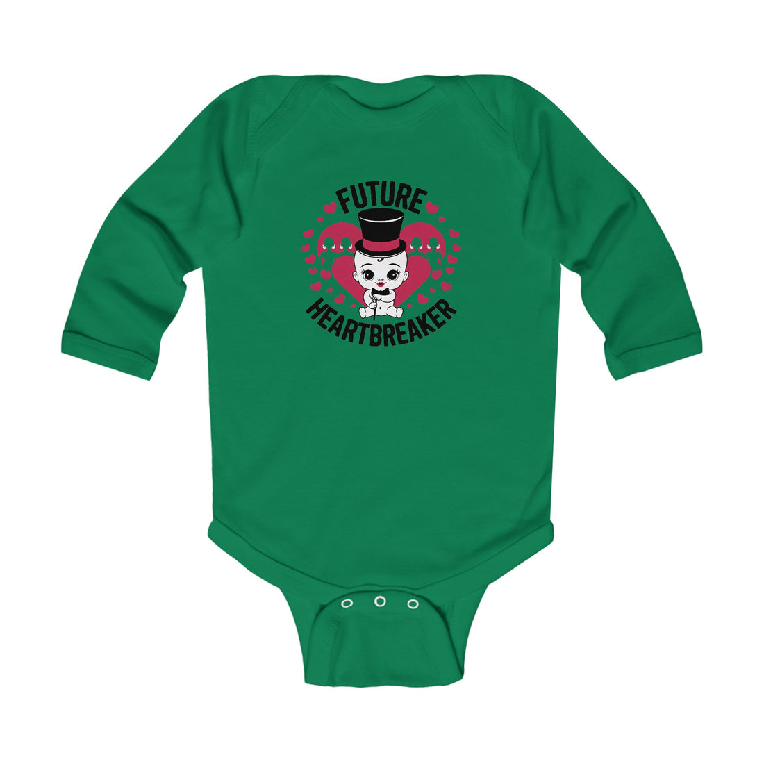 "Future heartbreaker" Infant Long Sleeve Bodysuit