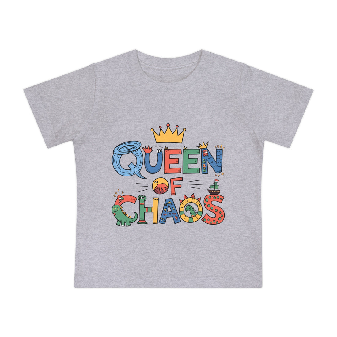 "Queen of chaos" Baby Short Sleeve T-Shirt