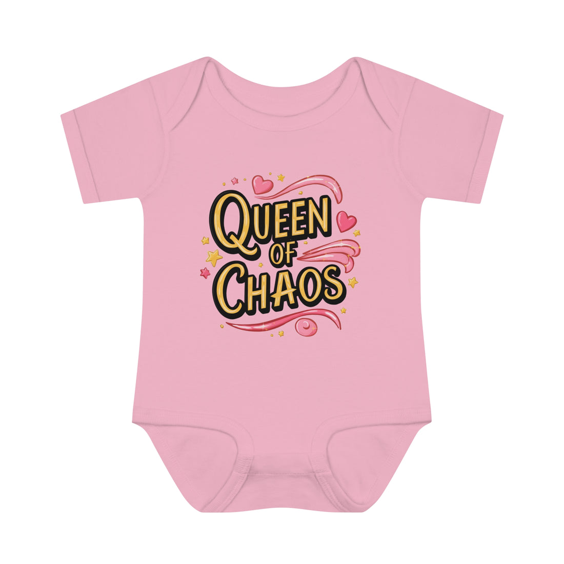 "Queen of chaos" Infant Baby Rib Bodysuit