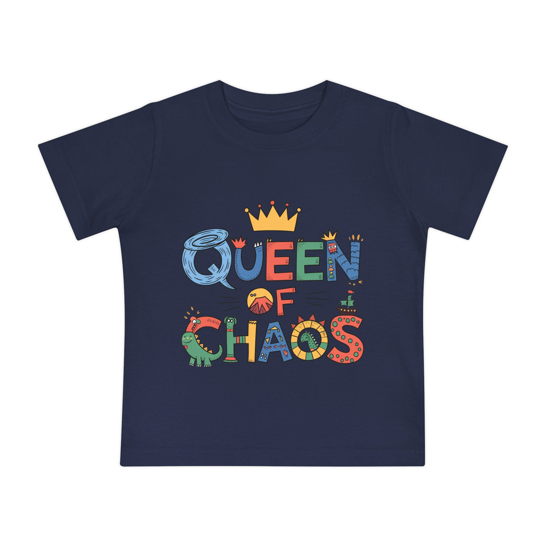 "Queen of chaos" Baby Short Sleeve T-Shirt