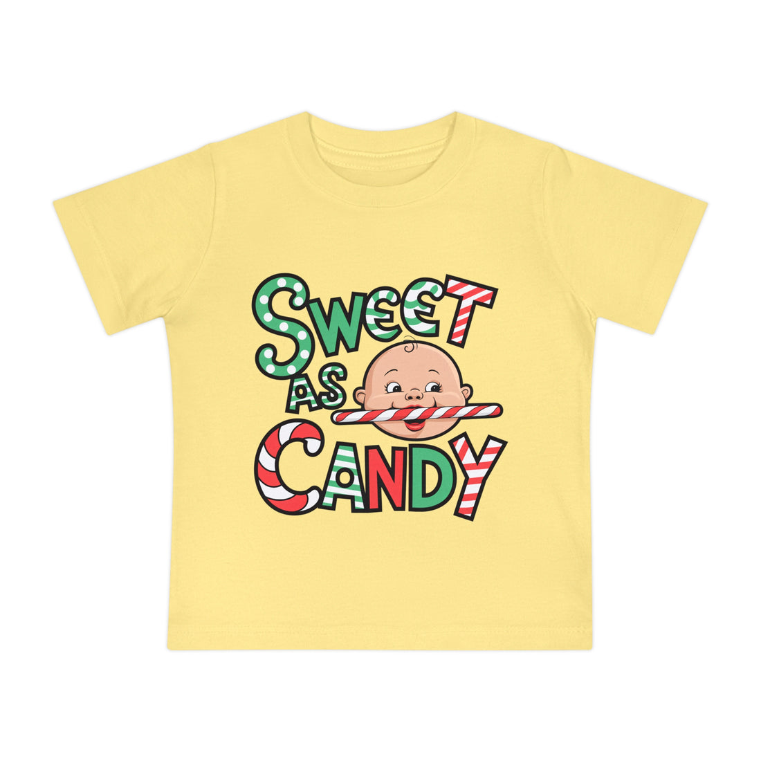 "Sweet as candy" Baby Short Sleeve T-Shirt