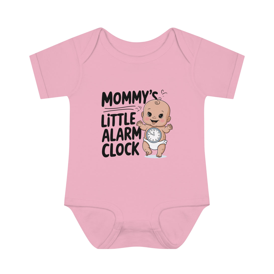 "Mommy's little alarm clock" Infant Baby Rib Bodysuit