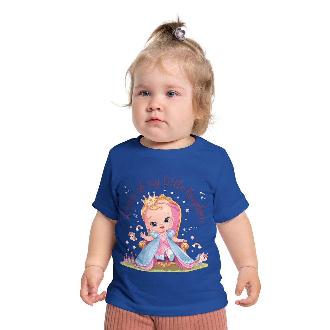 "Queen of my little kingdom" Baby Short Sleeve T-Shirt