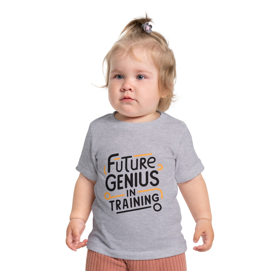 "Future genius in training" Baby Short Sleeve T-Shirt