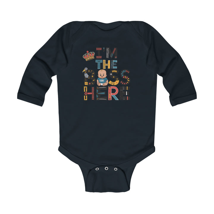 "I'm the boss here" Infant Long Sleeve Bodysuit