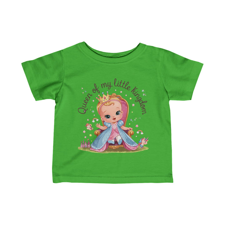 "Queen of my little kingdom" Infant Fine Jersey Tee