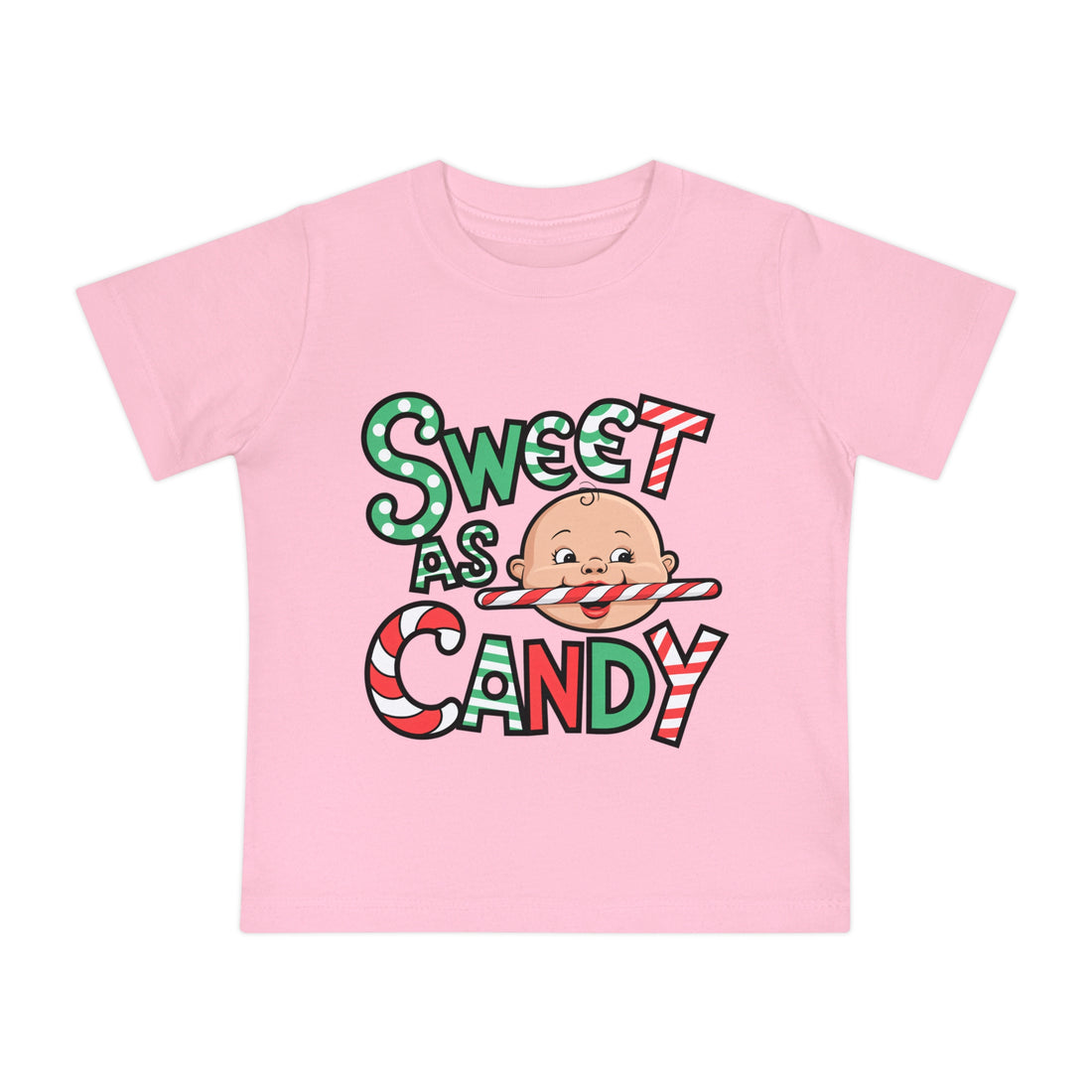 "Sweet as candy" Baby Short Sleeve T-Shirt