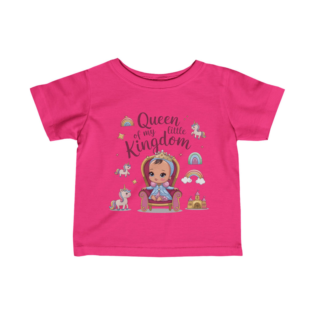 "Queen of my little kingdom" Infant Fine Jersey Tee