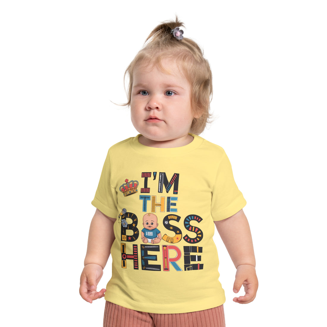 "I'm the boss here" Baby Short Sleeve T-Shirt