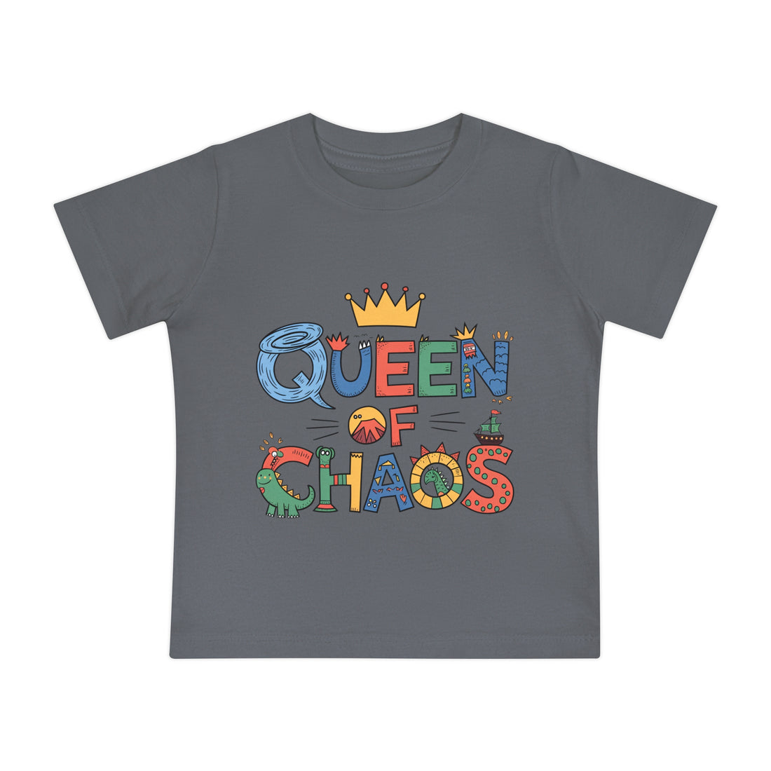 "Queen of chaos" Baby Short Sleeve T-Shirt